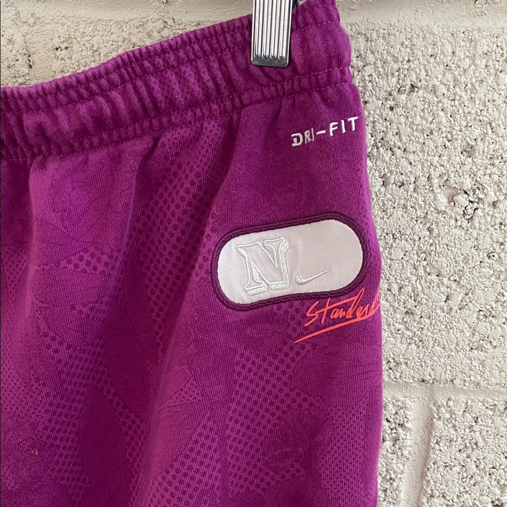 Nike Standard Issue Purple Jogger Sweatpants - Picture 6 of 7